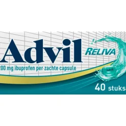 Advil Reliva Liquid-Caps 200 mg Ibuprofen voor Pijn en Koorts 40 stuks