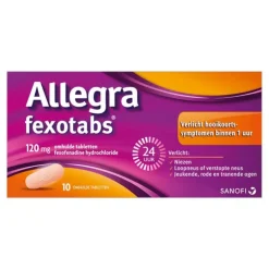 Allegra Fexotabs Hooikoortstabletten 10 Tabletten