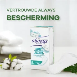 Always Dailies Bio Cotton Large