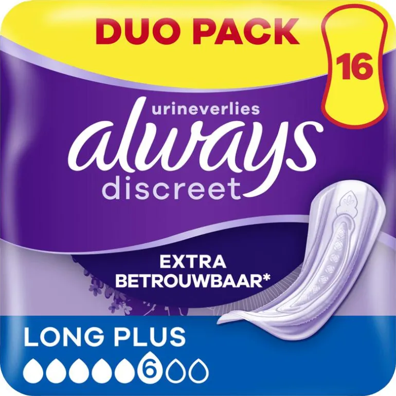 Always Maandverband Discreet Long Plus Duo Pack