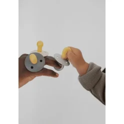 BIBS Anatomische Fopspeen Two Pack Natuurlijk Rubber Woodchuck/Blush Maat 2