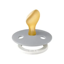 BIBS Anatomische Glow in the dark Fopspeen Two Pack Natuurlijk Rubber Sage/Cloud Maat 2