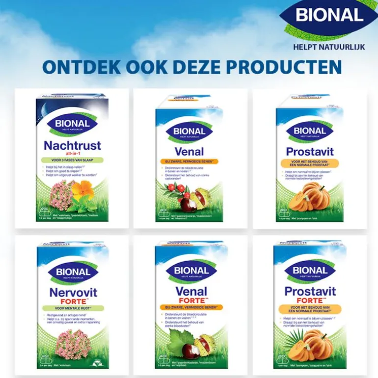 Bional Nachtrust Valeriaan Forte Capsules 60 stuks