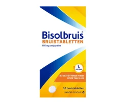 Bisolbruis Bruistabletten Bij Vastzittende Hoest 10 Tabletten