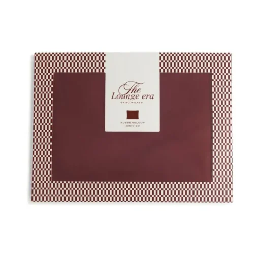Bo Wilkes Kussensloop Satijn Burgundy