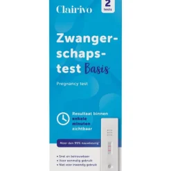 Clairivo Zwangerschapstest Cassette 2 stuks