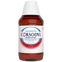 Corsodyl Mondspoeling voor Kortdurende Toepassing bij Tandvleesontsteking 300 ML