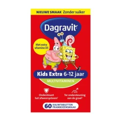 Dagravit Kids Multivitaminen Xtra 6-12 jaar 60 stuks