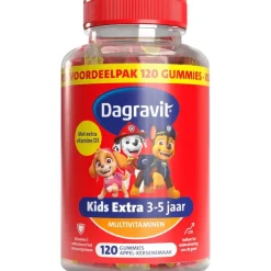 Dagravit Kids Xtra 3-5 jaar 120 gummies