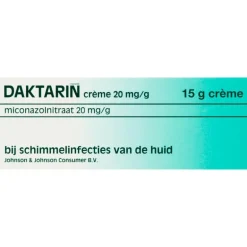 Daktarin Miconazolnitraat bij Schimmelinfecties Crème 20MG/G 15 GR