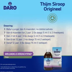 Daro Thijmsiroop Original 200 ML