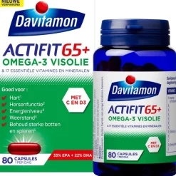 Davitamon Actifit 65+ Omega 3 Visolie Capsules