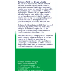 Davitamon Actifit 65+ Omega 3 Visolie Capsules