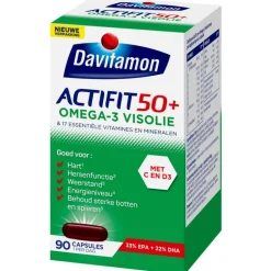 Davitamon Actifit 50+ Omega-3 Visolie Capsules
