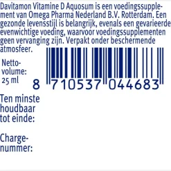 Davitamon Aquosum Vitamine D Druppels