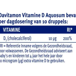 Davitamon Aquosum Vitamine D Druppels