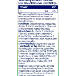 Davitamon Kind Vitamine D Smelttabletten Citroen