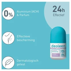 Deoleen Regular 0% Aluminium Deodorant Roller 50 ML