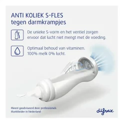 Difrax Anti-Colic S-Fles Trend