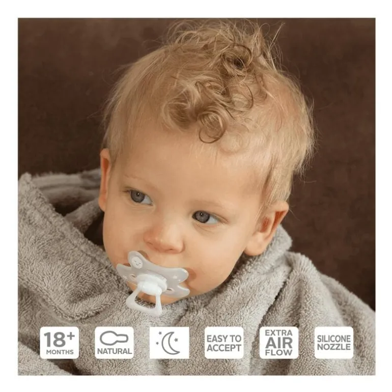 Difrax Fopspeen Natural 18+ Maanden Glow in the Dark BPA-vrij