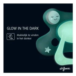 Difrax Fopspeen Natural 18+ Maanden Glow in the Dark BPA-vrij