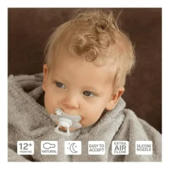 Difrax Fopspeen Natural 12+ Maanden Glow in the dark BPA-vrij