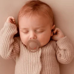 Difrax LOVI Prime Fopspeen Granola/Orange6-18 maanden