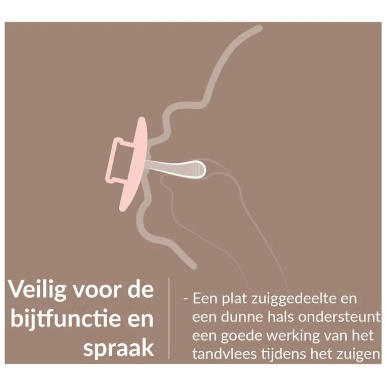 Difrax LOVI Prime Fopspeen Nude/Blush18+ maanden