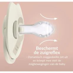 Difrax LOVI Prime Fopspeen 6-18 Maanden Pistachio/Green BPA-vrij