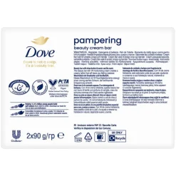 Dove Beauty Cream Sheabutter & Vanille Handzeep Bar 2 x 90 GR
