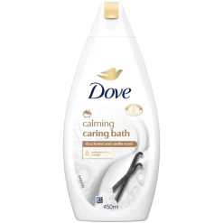 Dove Caring Bath Sheaboter & Vanille Badcrème 450 ml