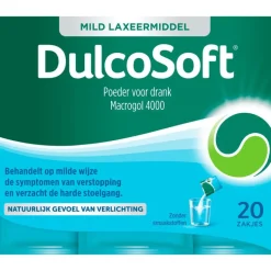 Dulcosoft Poeder Mild Laxeermiddel Oplossing 20 Zakjes