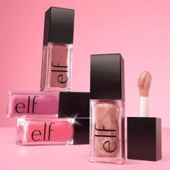 e.l.f. Glow Reviver Plumping Lip Oil Peach Shimmer