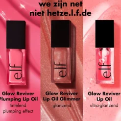 e.l.f. Glow Reviver Plumping Lip Oil Light Soft Pink Shimmer