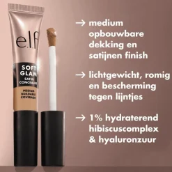 e.l.f. Soft Glam Satin Concealer 40 Tan Warm