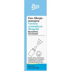 Etos Allergie Neusspray Natriumcromoglicaat 20 mg/ml 20 ML
