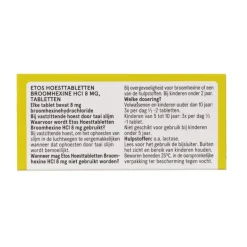 Etos broomhexine 8mg tablet 30st