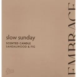 Etos Embrace Candle Slow Sunday 210 GR