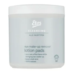 Etos Eye Make-Up Remover Lotion Pads 100 stuks
