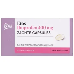Etos Ibuprofen 400 mg Liquid Caps 20 st
