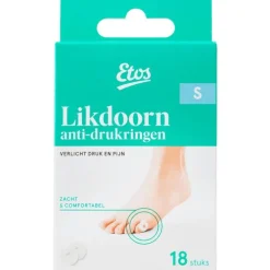 Etos Likdoorn Anti-Drukringen Small 18 stuks