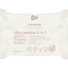 Etos Ultra Sensitive 3-in-1 Face Cleansing Wipes 25 stuks