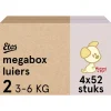 Etos Woezel & Pip Luiers Mini Maat 2 3-6 kg Megabox 4x52 stuks
