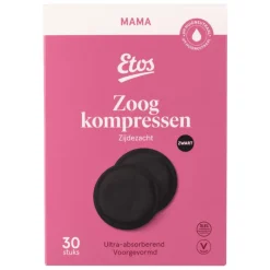 Etos Zoogcompressen Zwart 30 stuks