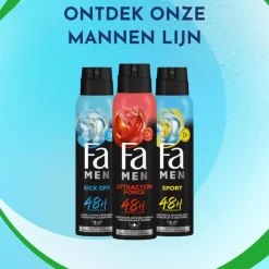 Fa Men Attraction Force Deodorant Spray 150 ML