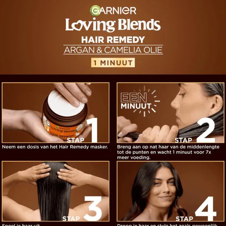 Garnier Loving Blends Argan Camelia Haarmasker 340 ML