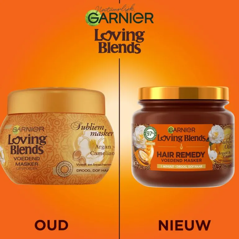 Garnier Loving Blends Argan Camelia Haarmasker 340 ML