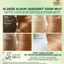Garnier Nutrisse Crème Permanente Haarverf 7.3 Goudblond