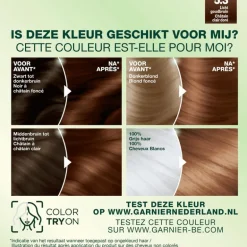 Garnier Nutrisse Crème Permanente Haarverf 5.3 Licht Goudbruin