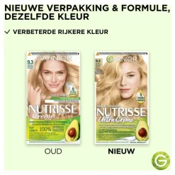 Garnier Nutrisse Crème Permanente Haarverf 9.3 Zeer Licht Goudblond